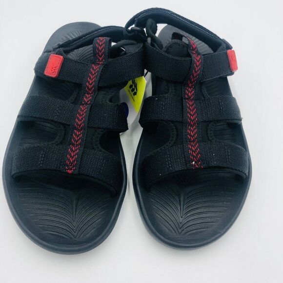 Brand New All In Motion Black‎ Sandals For Men Size 6 Open Toe/ Summer Shoes - Picture 3 of 5